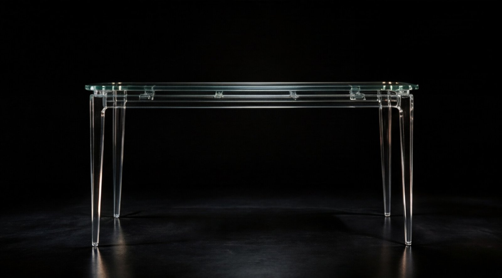 Escultura acr&iacute;lica &mdash; refra&ccedil;&atilde;o de luz